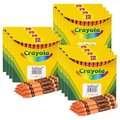 Crayola Bulk Crayons, Orange, Regular Size, 144PK 520836036